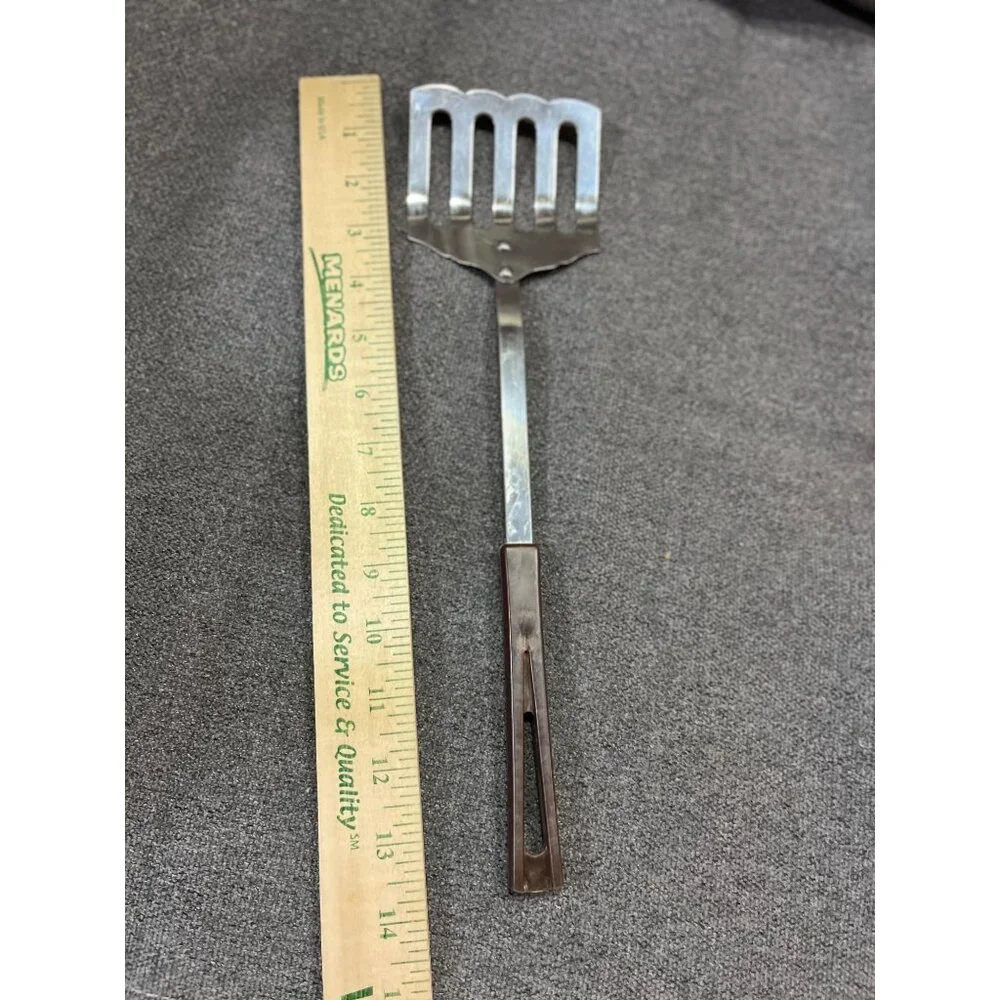 Two Vintage Kitchen Utensils Used Spatula Skimmer